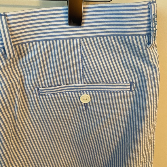 NWOT Bobby Jones Blue/White Seer Sucker Golf Short - Picture 5 of 11